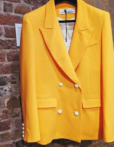 Bozena Jankowska yellow blazer