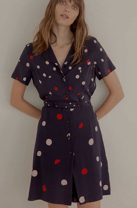 Etre Cecile polka dot dress